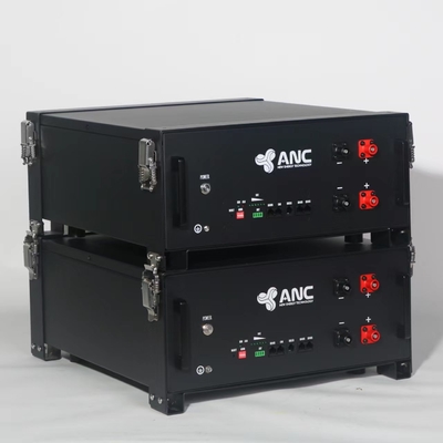Stacked 51.2v 100ah Residential Battery Storage Systems For Ups Solar Energy